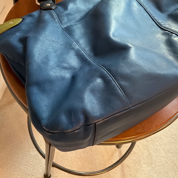 Coach shoulder bag blue/green - double coach tags - Picture 13 of 14